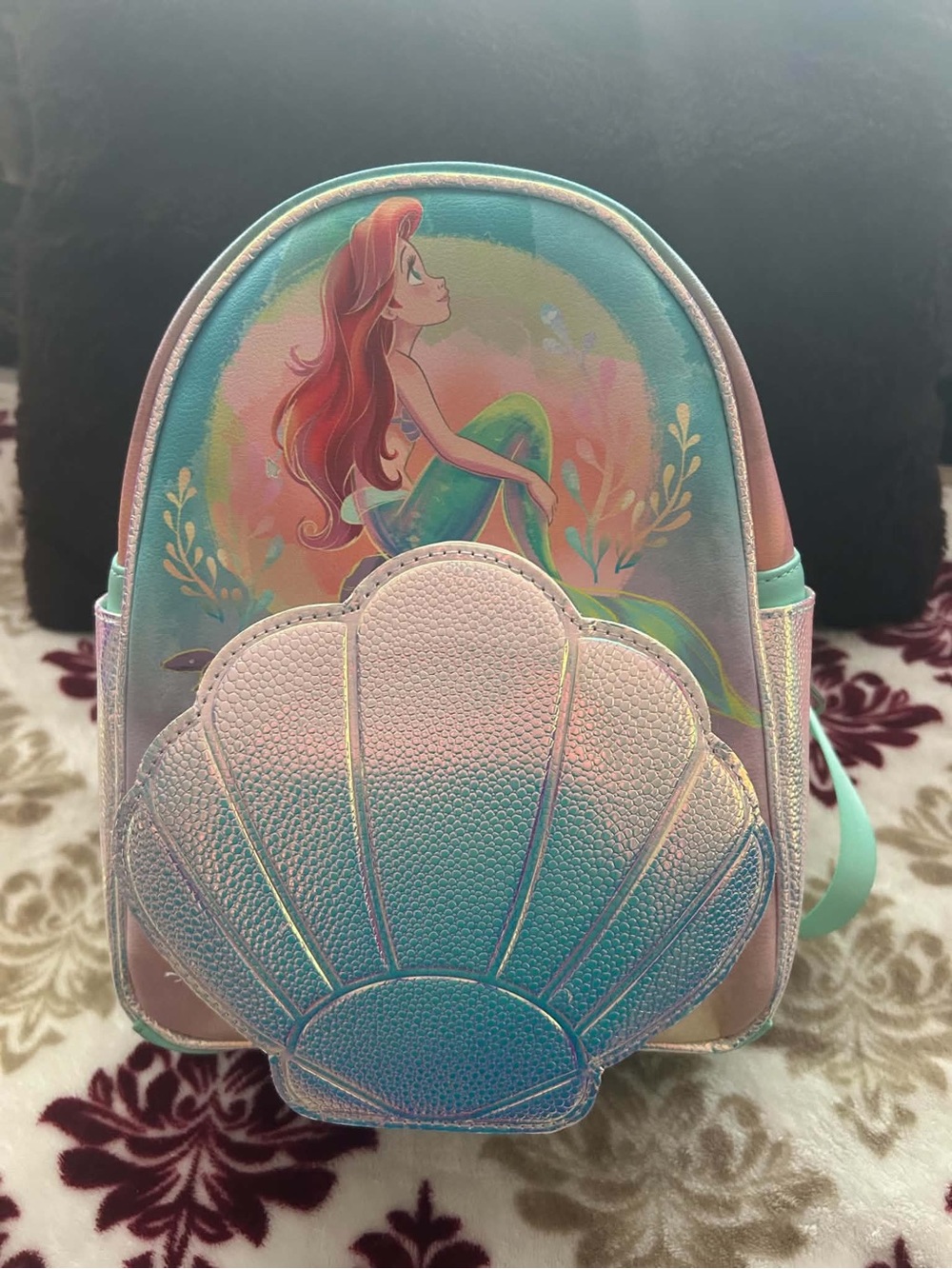 The Little Mermaid Iridescent Shell Mini Backpack Disney store